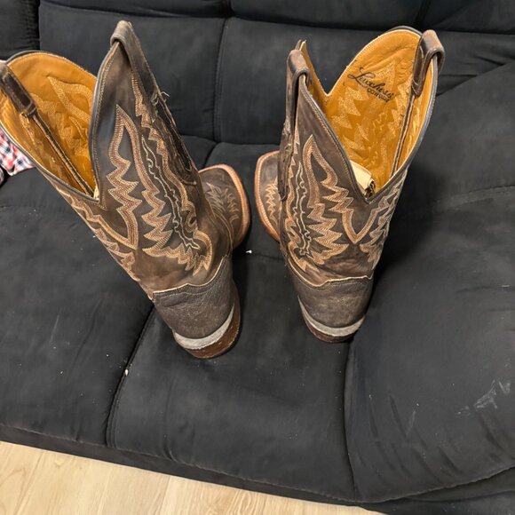 Vintage Lucchese Cowboy Boots - Picture 2 of 6